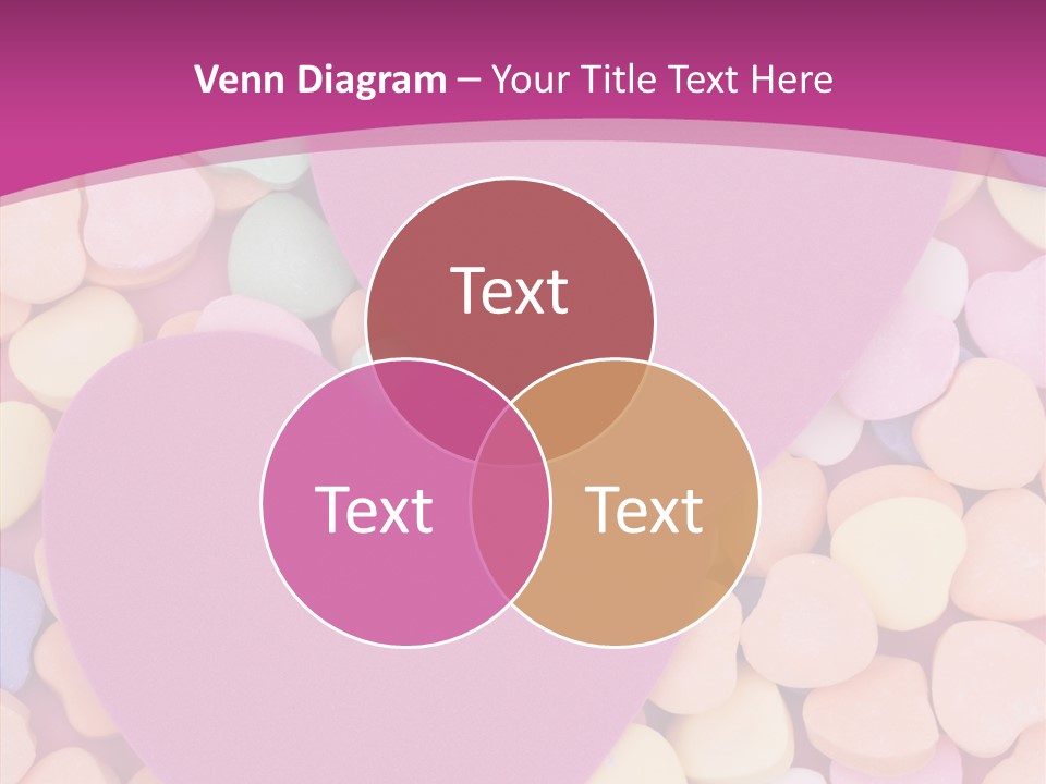 Candy Flirt Blank PowerPoint Template