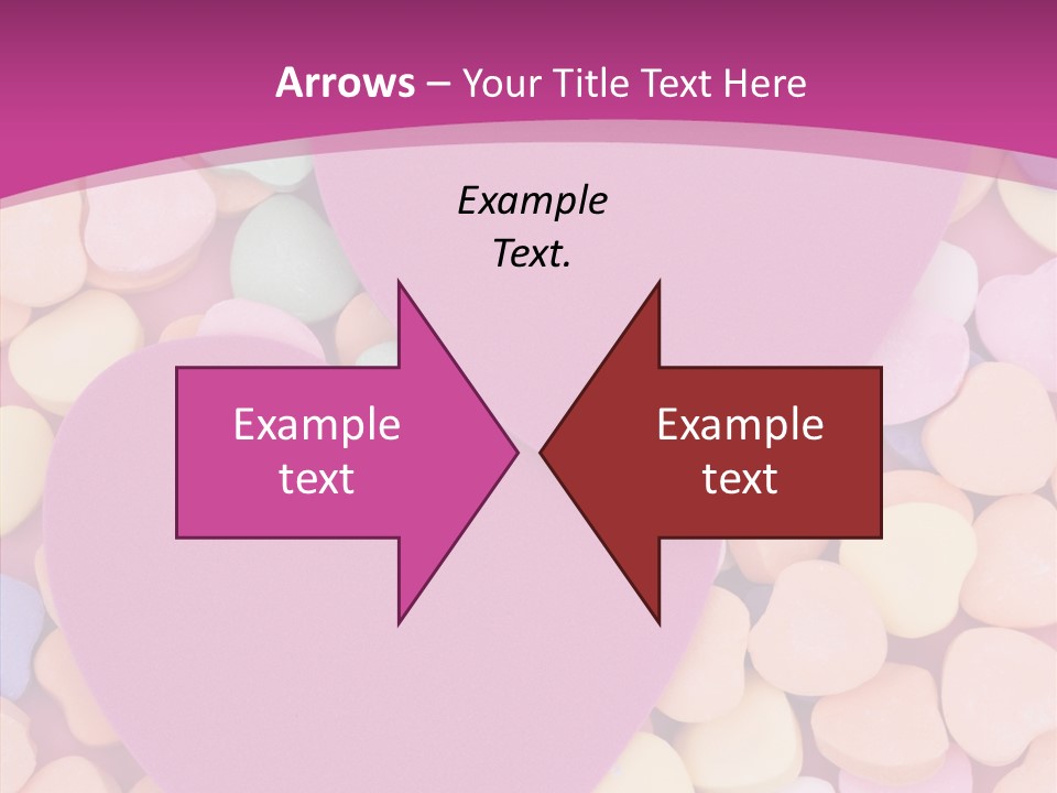 Candy Flirt Blank PowerPoint Template