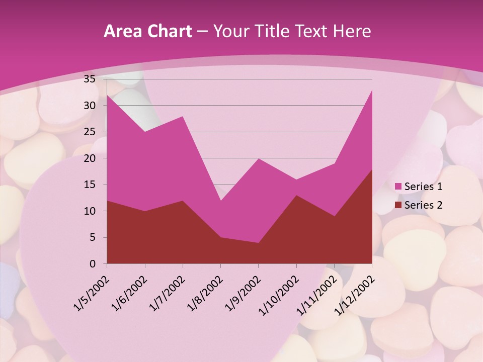 Candy Flirt Blank PowerPoint Template