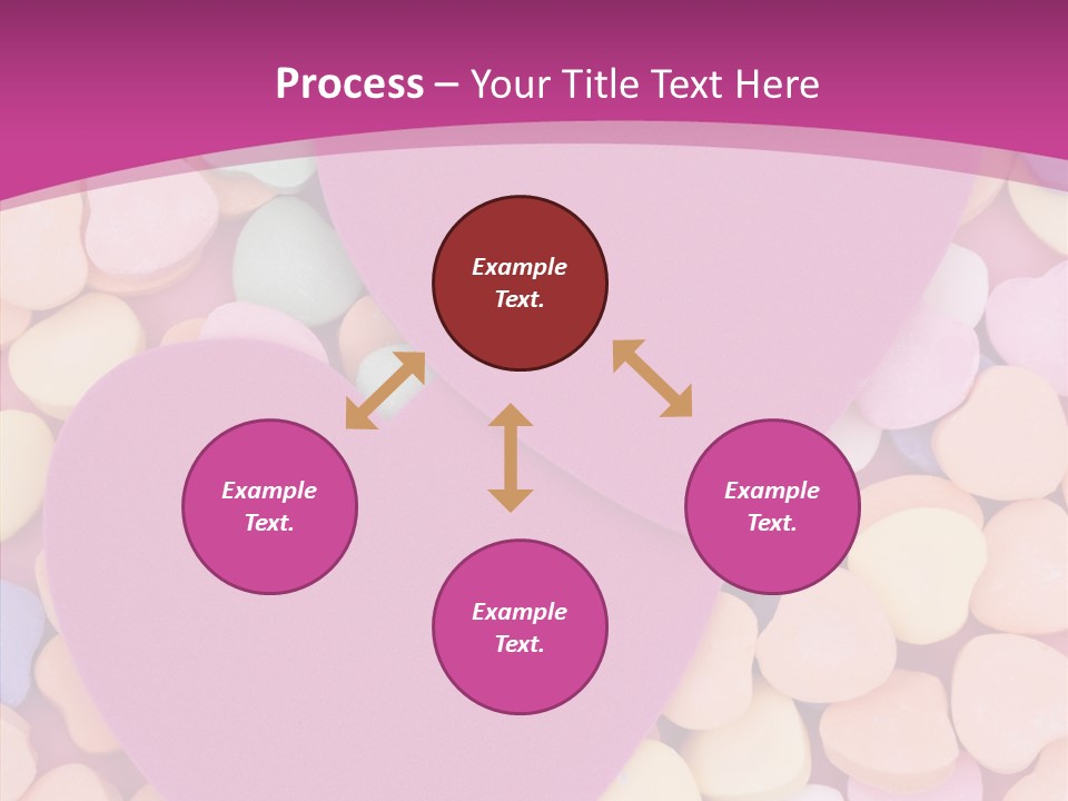 Candy Flirt Blank PowerPoint Template