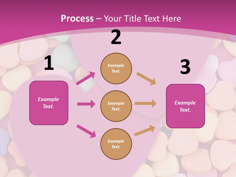 Candy Flirt Blank PowerPoint Template