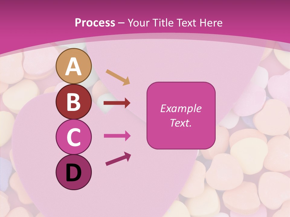 Candy Flirt Blank PowerPoint Template