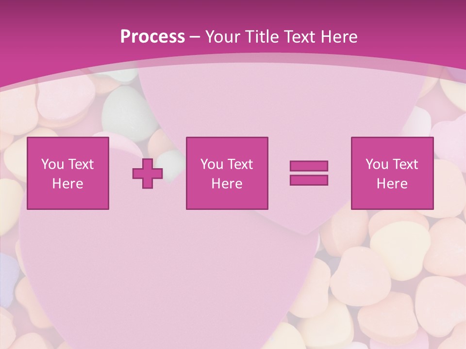Candy Flirt Blank PowerPoint Template