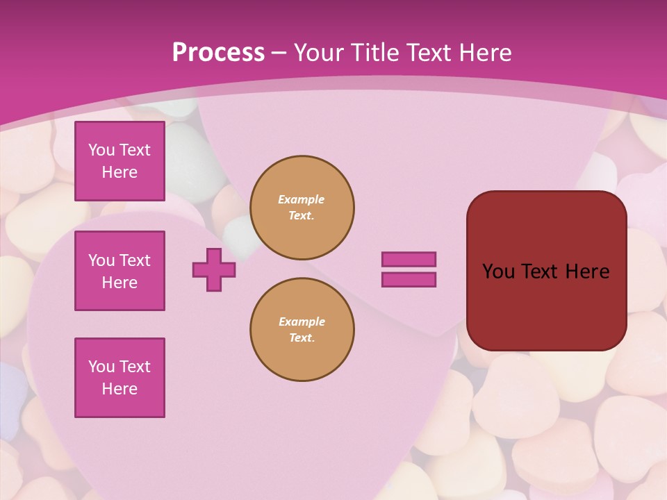 Candy Flirt Blank PowerPoint Template