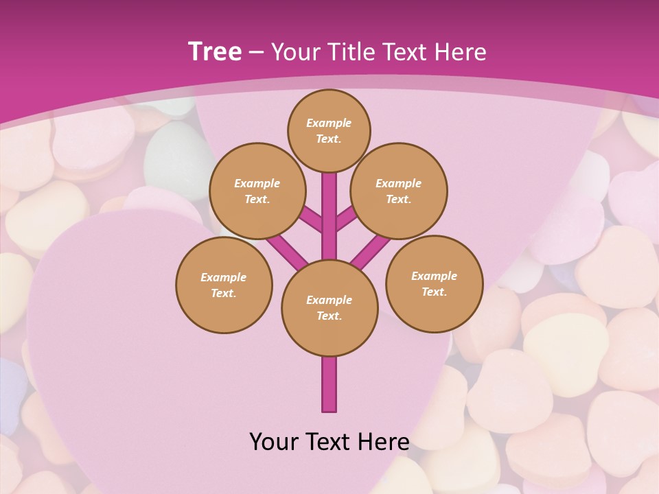 Candy Flirt Blank PowerPoint Template