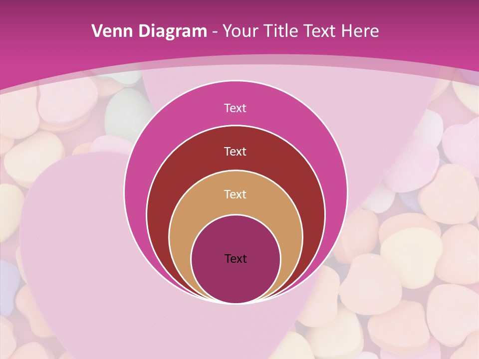 Candy Flirt Blank PowerPoint Template
