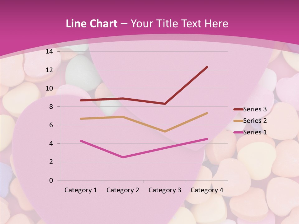 Candy Flirt Blank PowerPoint Template