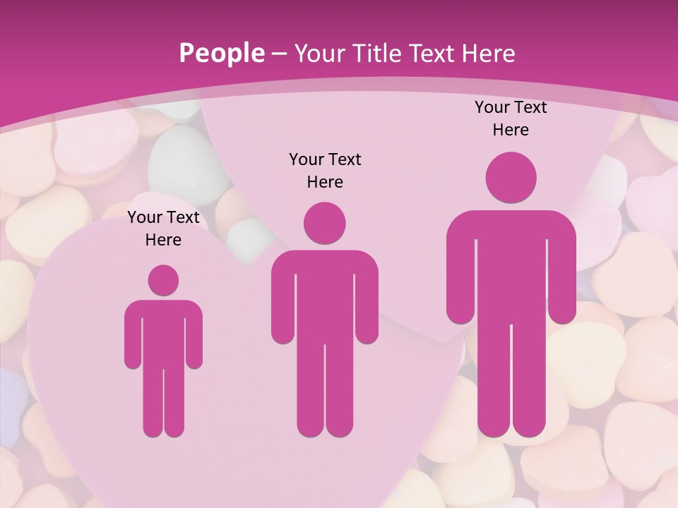 Candy Flirt Blank PowerPoint Template