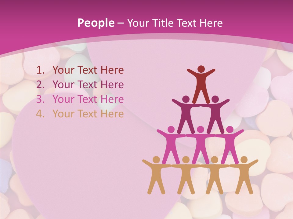 Candy Flirt Blank PowerPoint Template