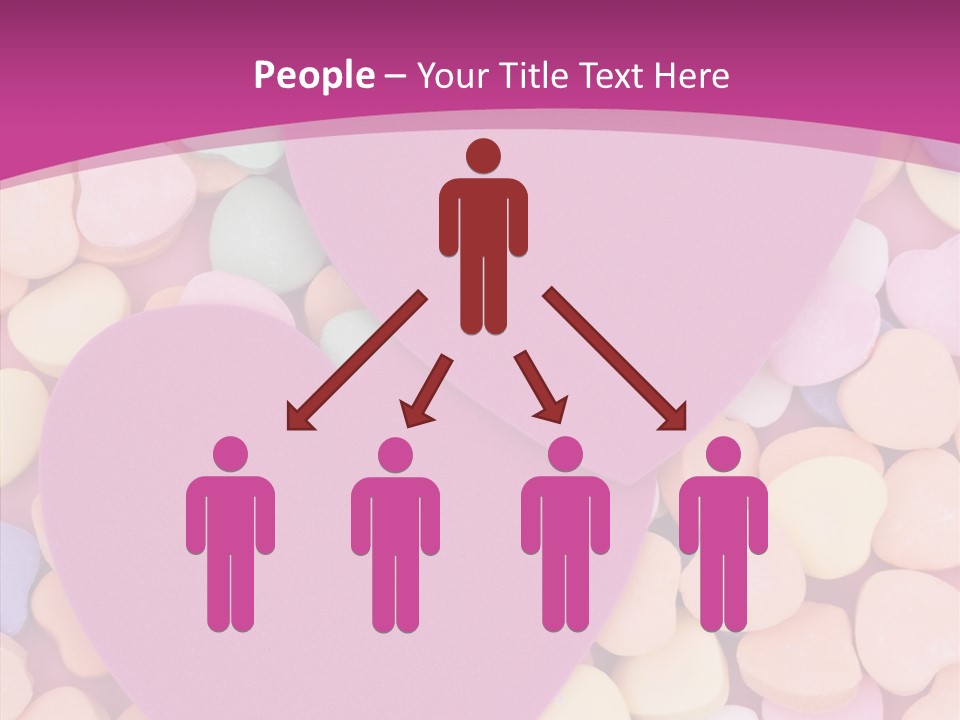 Candy Flirt Blank PowerPoint Template