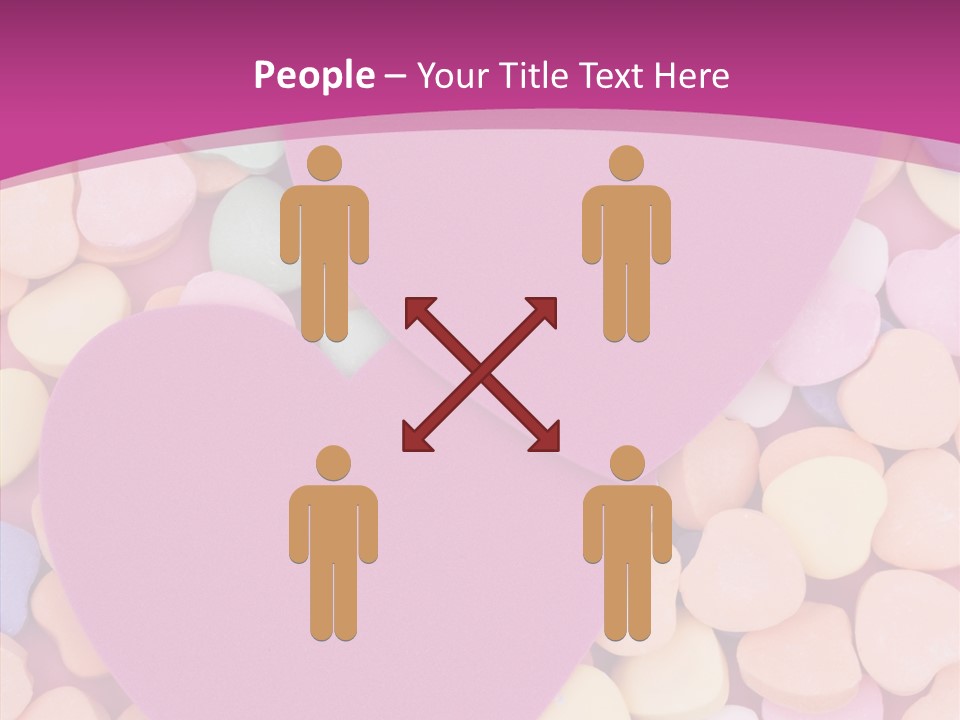 Candy Flirt Blank PowerPoint Template