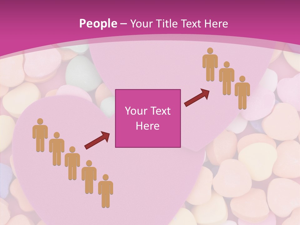 Candy Flirt Blank PowerPoint Template