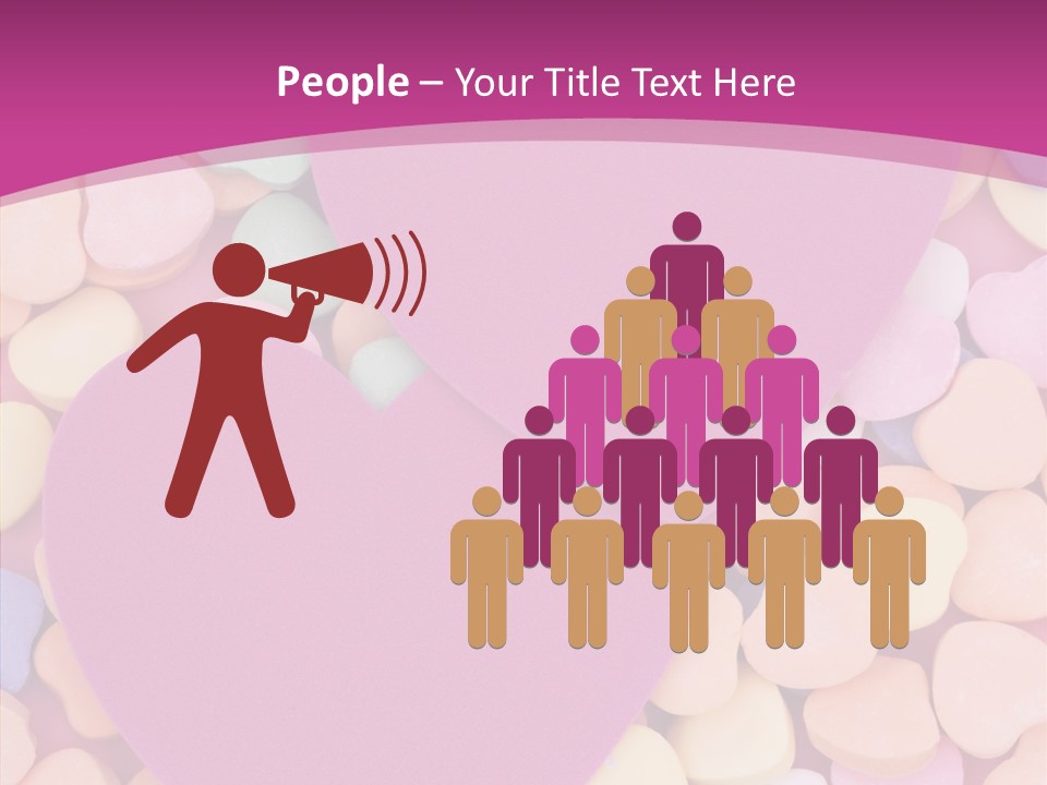 Candy Flirt Blank PowerPoint Template