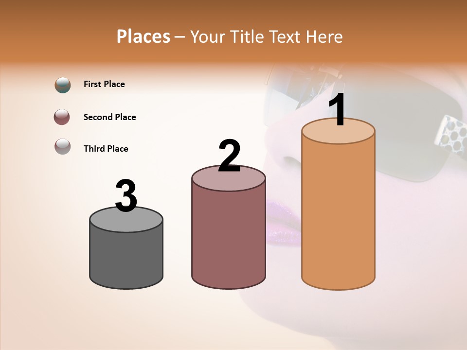 Skin Isolated Female PowerPoint Template