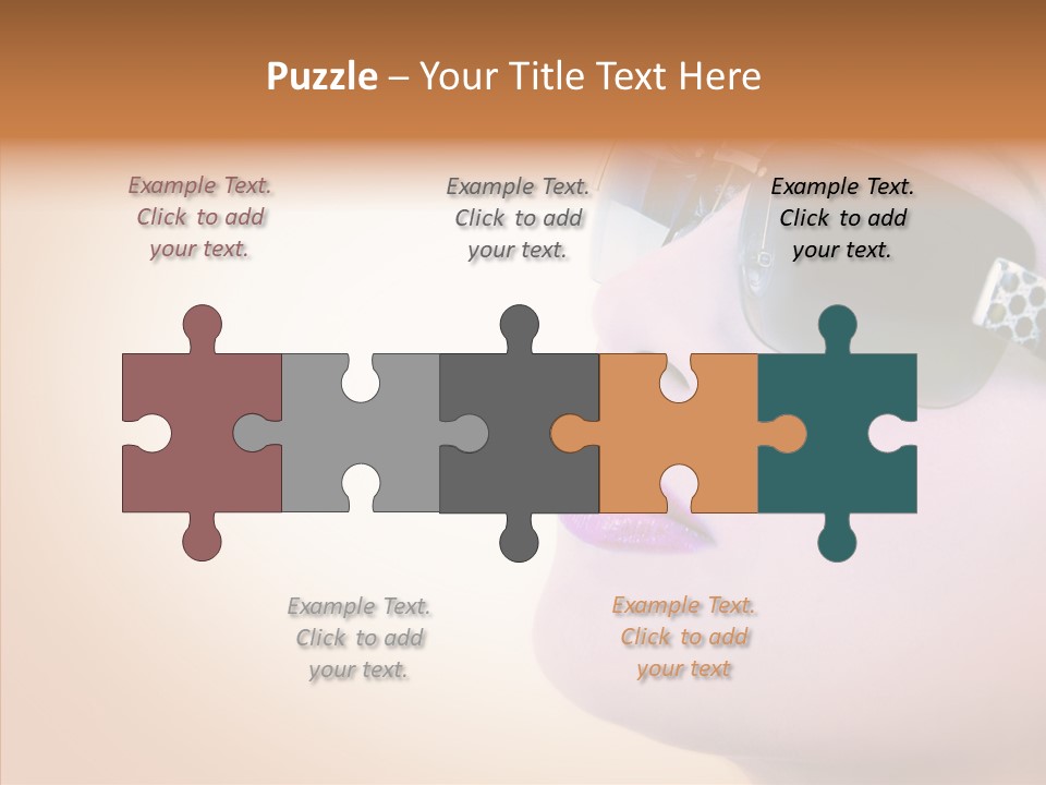 Skin Isolated Female PowerPoint Template