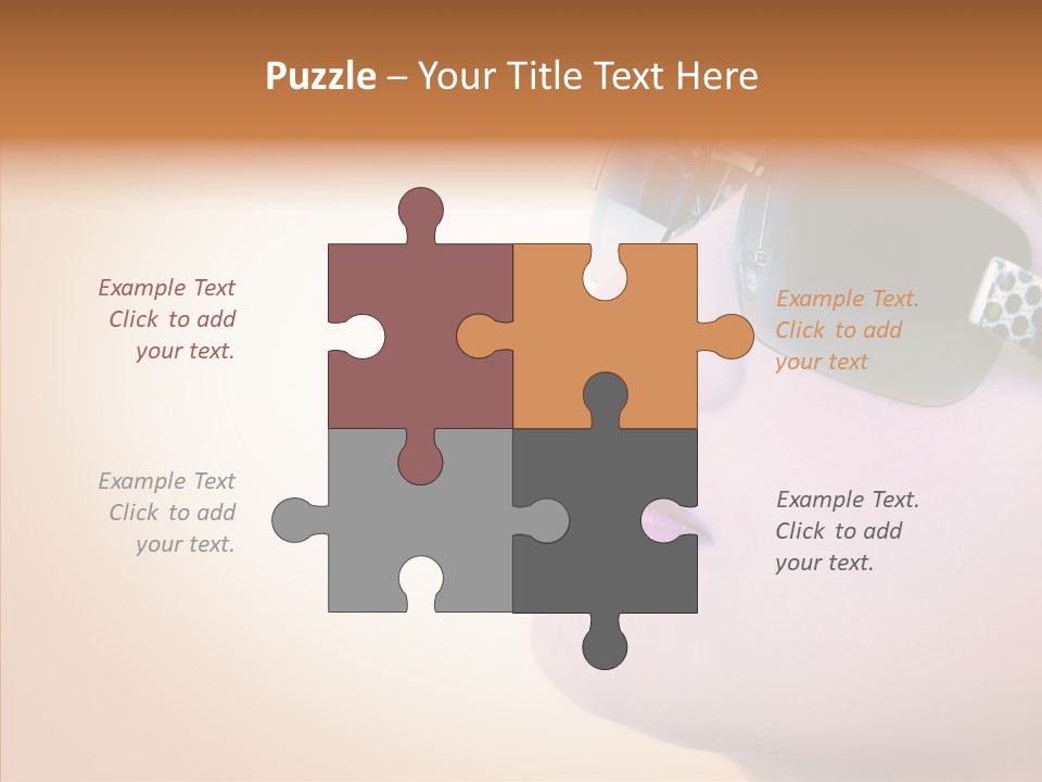 Skin Isolated Female PowerPoint Template