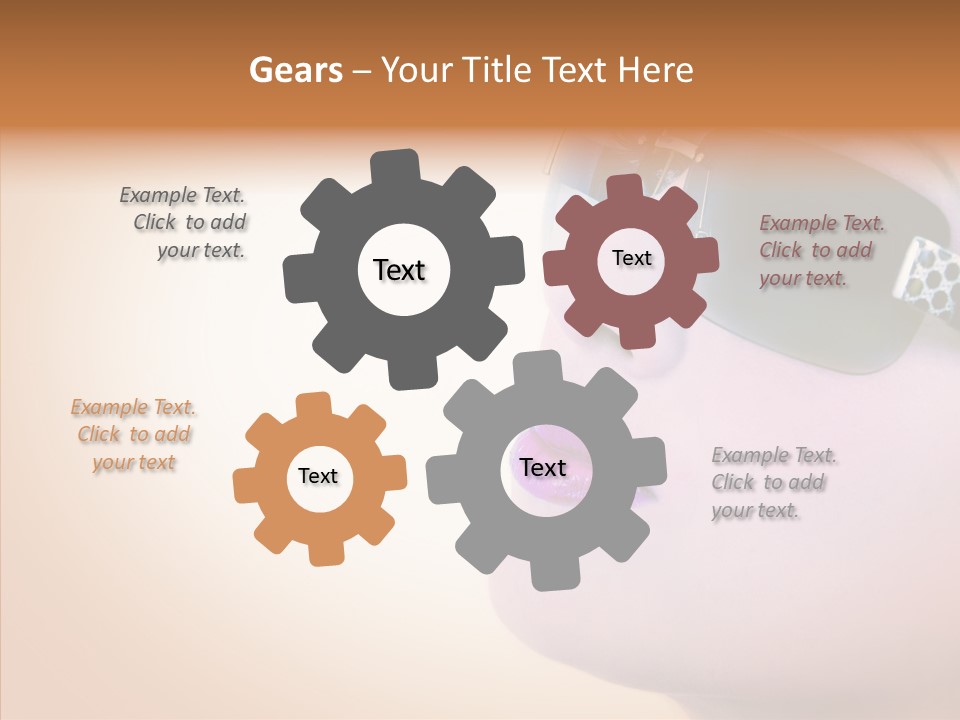 Skin Isolated Female PowerPoint Template