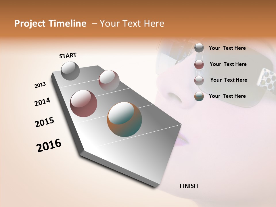 Skin Isolated Female PowerPoint Template