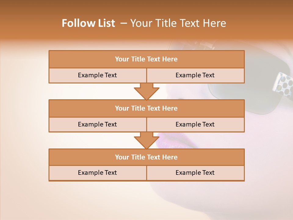 Skin Isolated Female PowerPoint Template