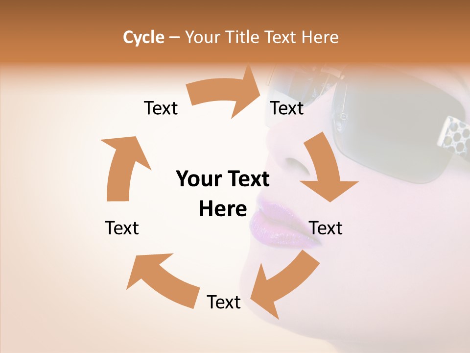 Skin Isolated Female PowerPoint Template