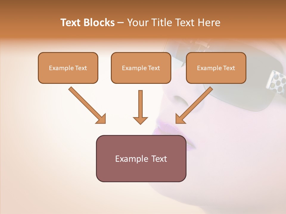 Skin Isolated Female PowerPoint Template