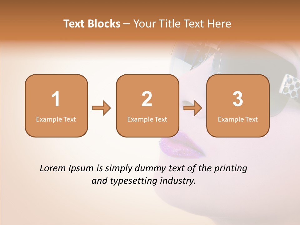Skin Isolated Female PowerPoint Template