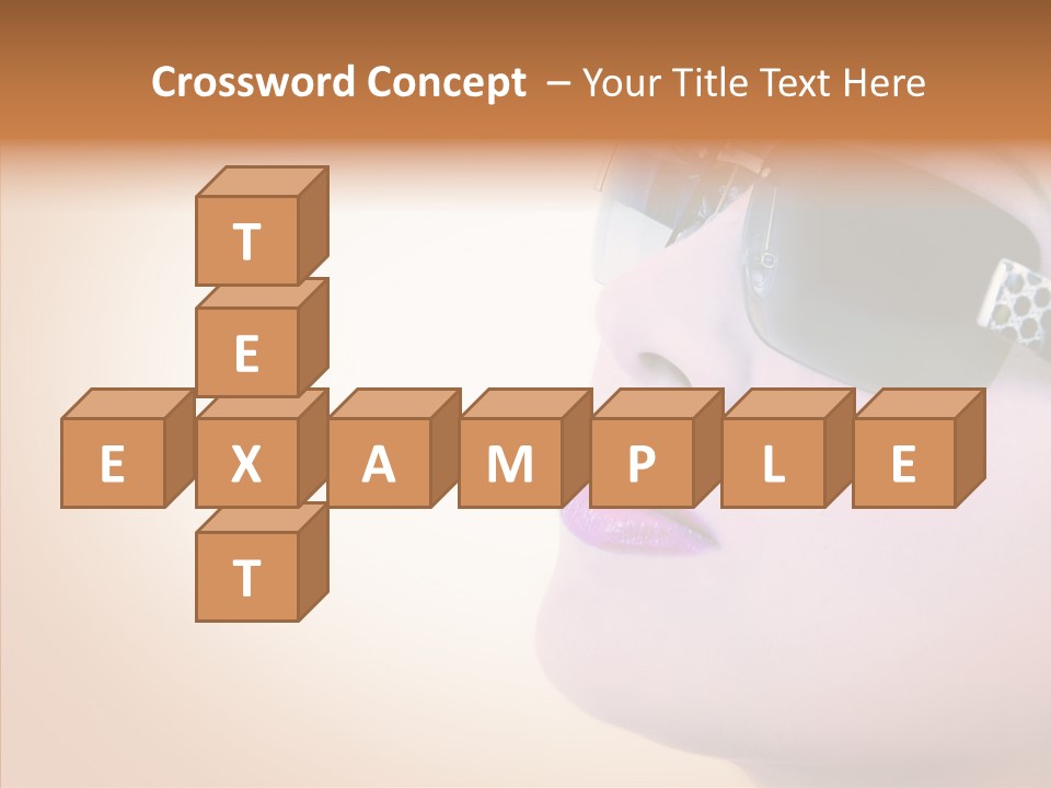 Skin Isolated Female PowerPoint Template