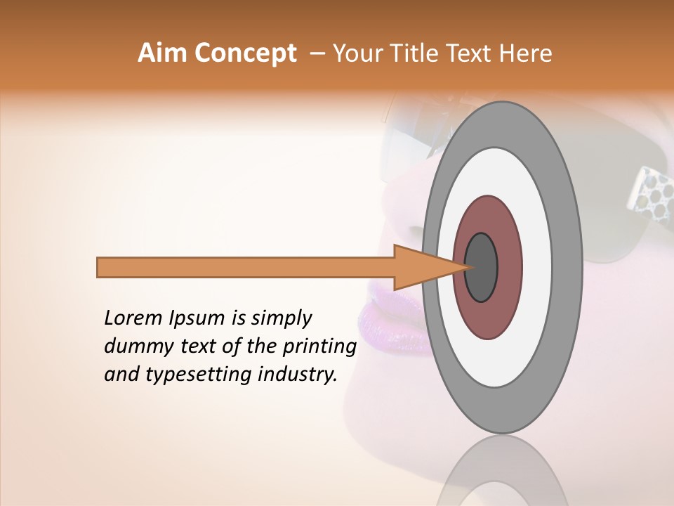 Skin Isolated Female PowerPoint Template