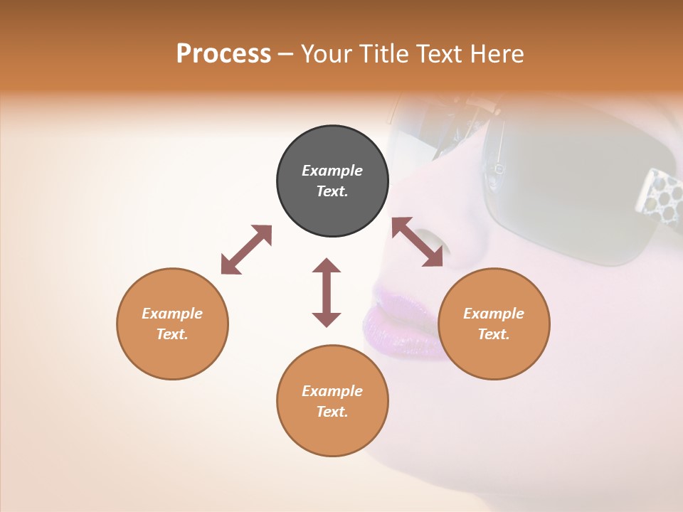 Skin Isolated Female PowerPoint Template