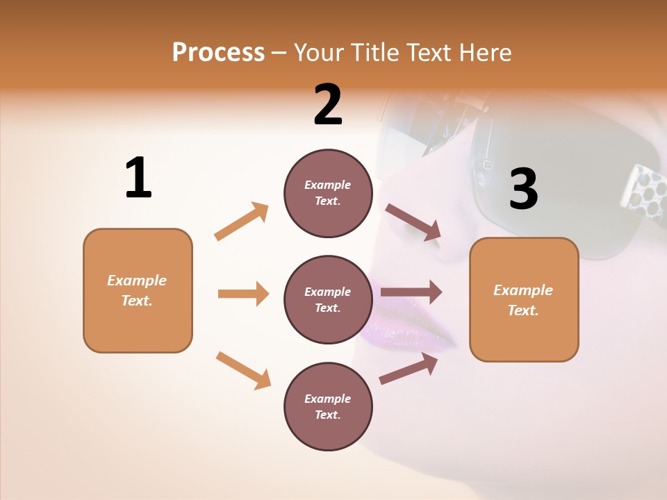 Skin Isolated Female PowerPoint Template