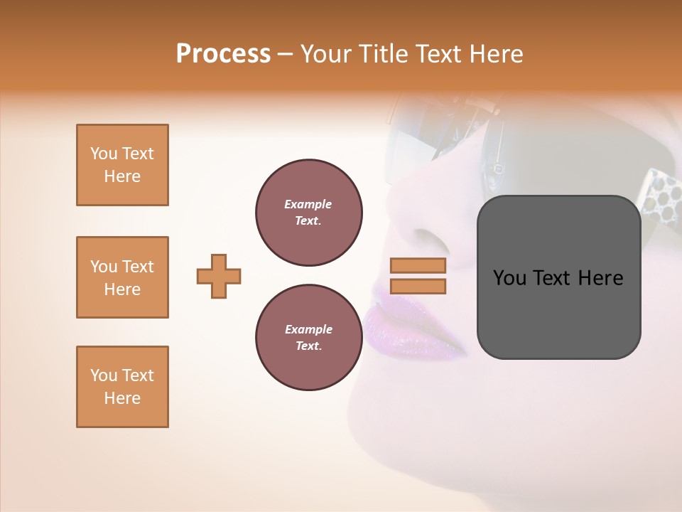 Skin Isolated Female PowerPoint Template