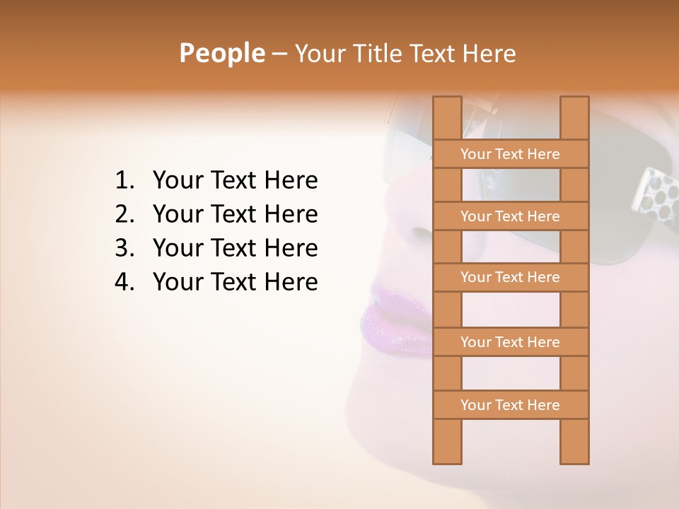 Skin Isolated Female PowerPoint Template