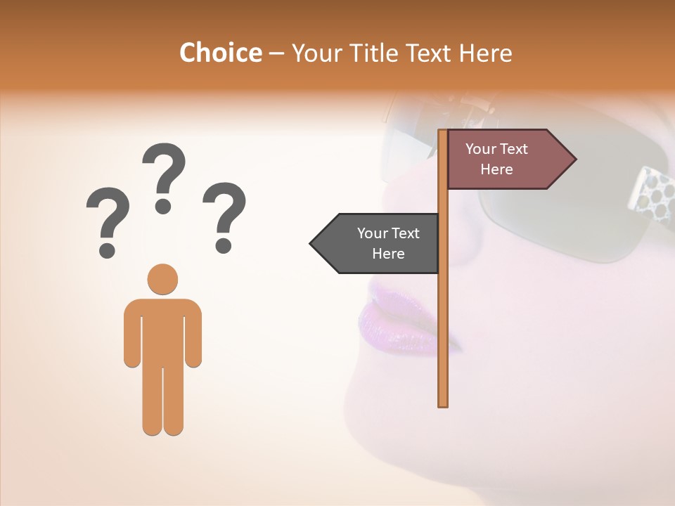 Skin Isolated Female PowerPoint Template