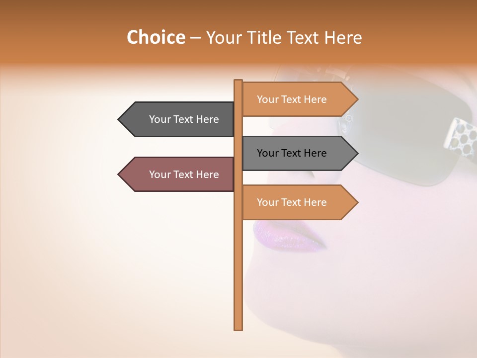 Skin Isolated Female PowerPoint Template