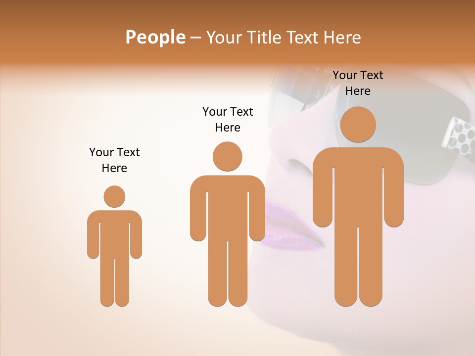 Skin Isolated Female PowerPoint Template