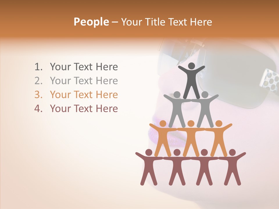 Skin Isolated Female PowerPoint Template