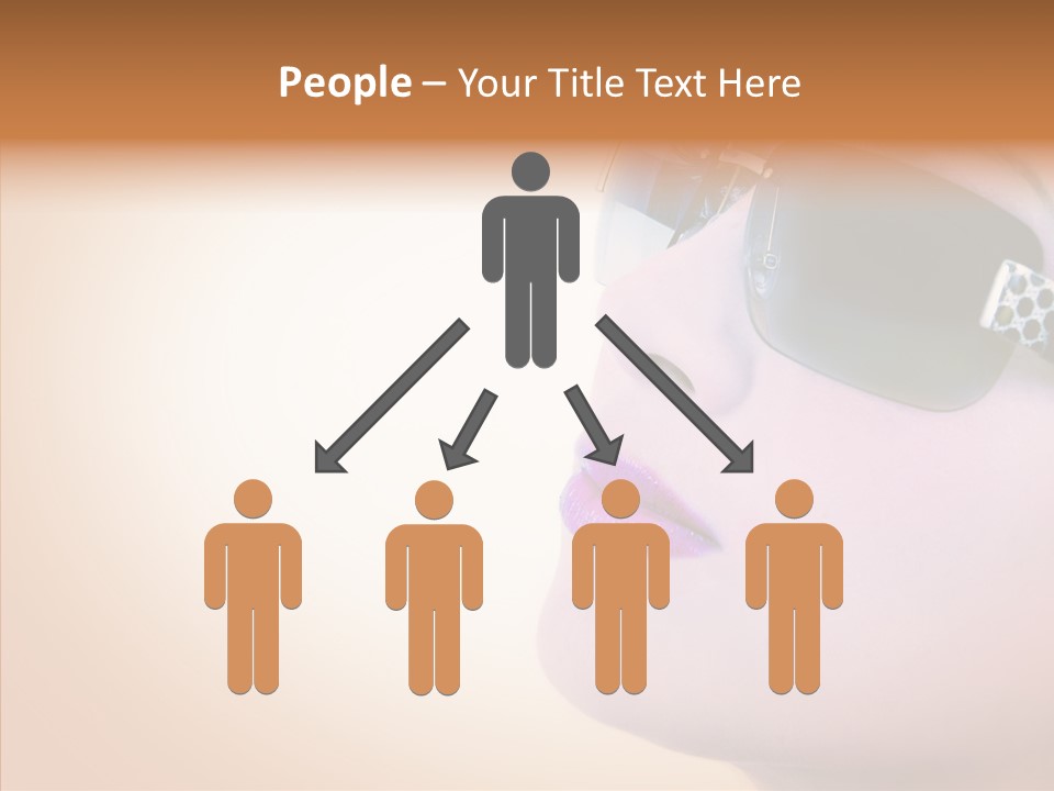 Skin Isolated Female PowerPoint Template