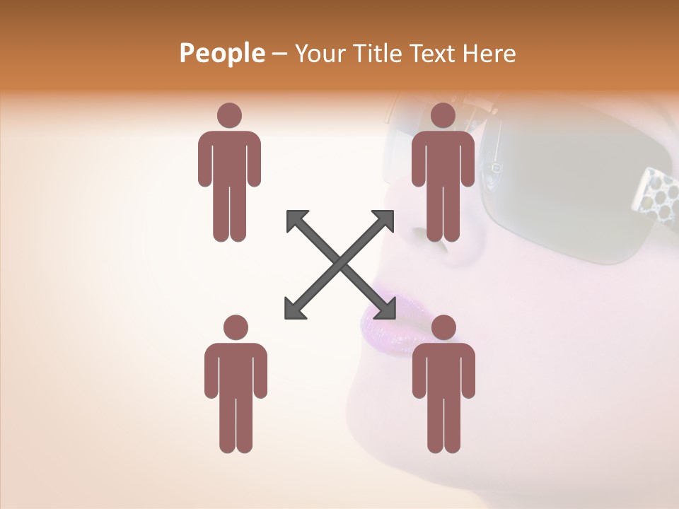 Skin Isolated Female PowerPoint Template