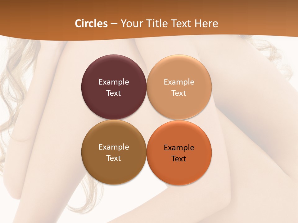 Legs Bodyscape White PowerPoint Template
