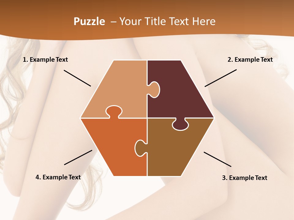 Legs Bodyscape White PowerPoint Template
