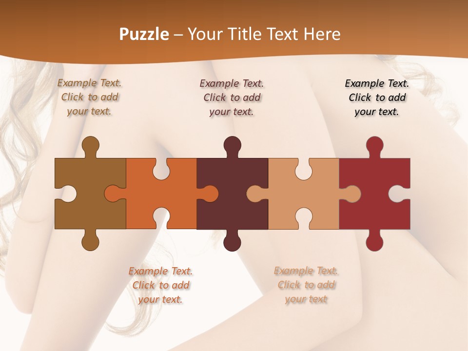 Legs Bodyscape White PowerPoint Template