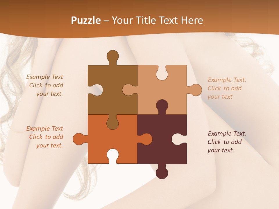Legs Bodyscape White PowerPoint Template