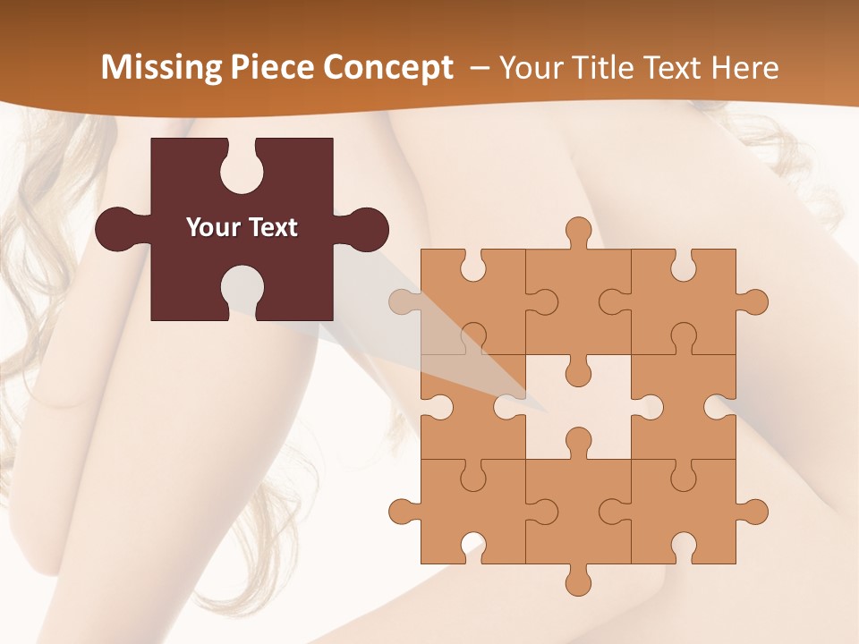 Legs Bodyscape White PowerPoint Template
