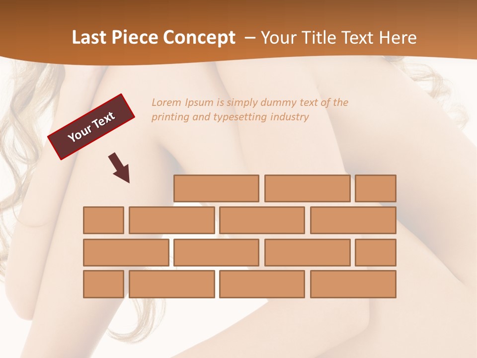 Legs Bodyscape White PowerPoint Template