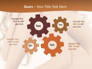 Legs Bodyscape White PowerPoint Template
