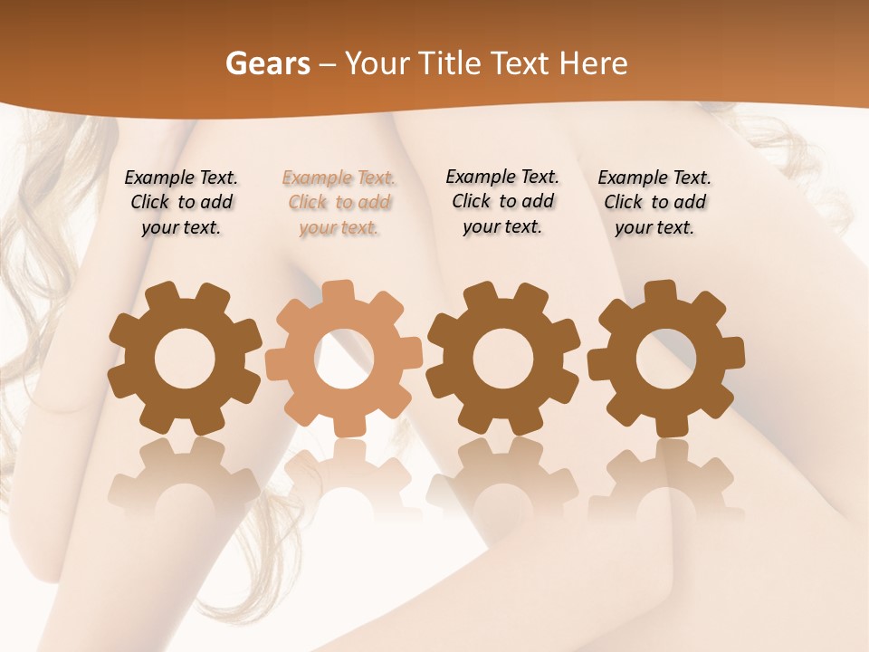 Legs Bodyscape White PowerPoint Template