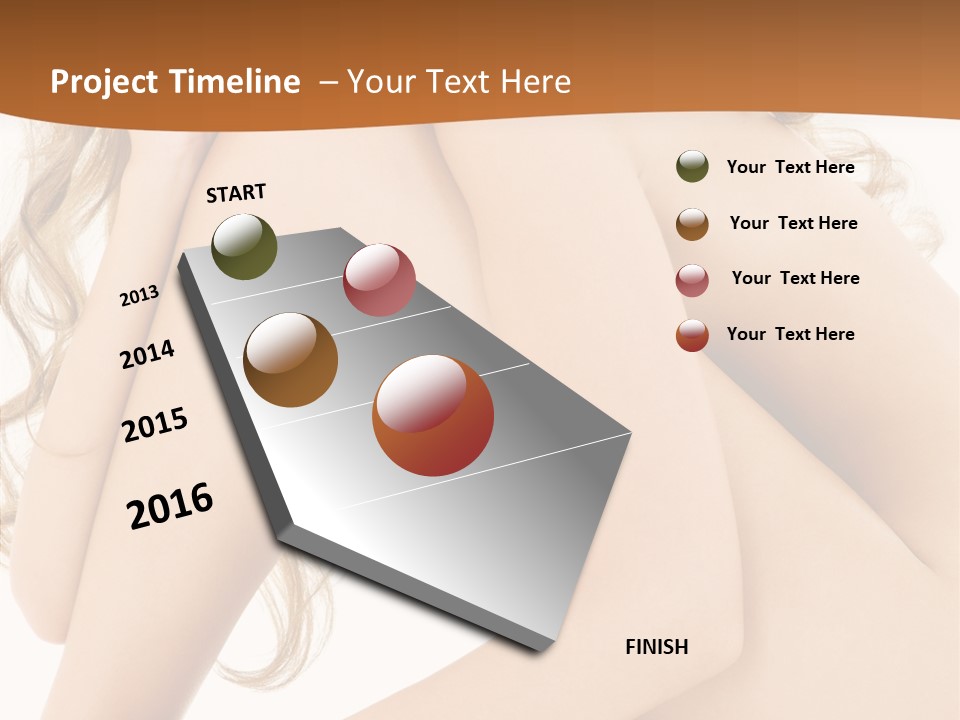 Legs Bodyscape White PowerPoint Template