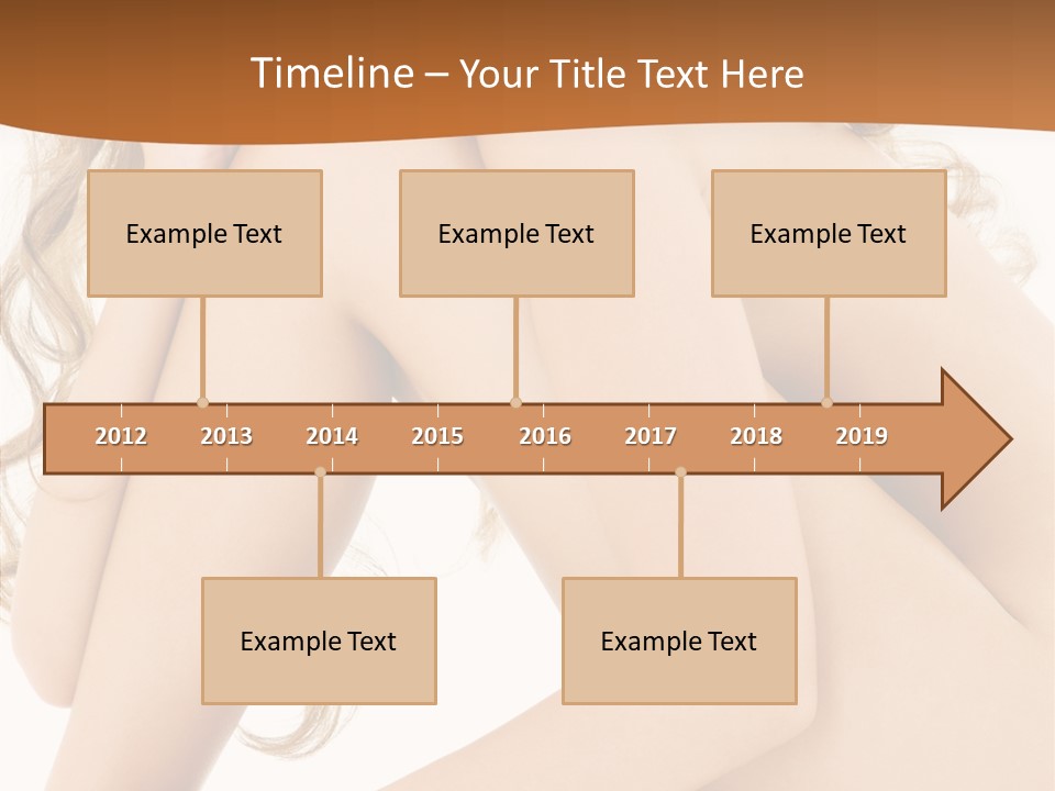 Legs Bodyscape White PowerPoint Template