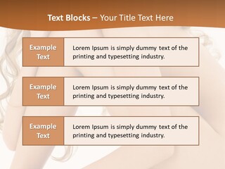Legs Bodyscape White PowerPoint Template