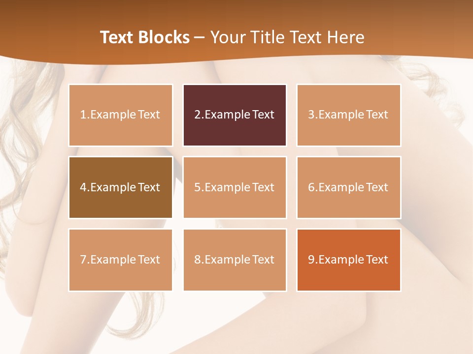 Legs Bodyscape White PowerPoint Template